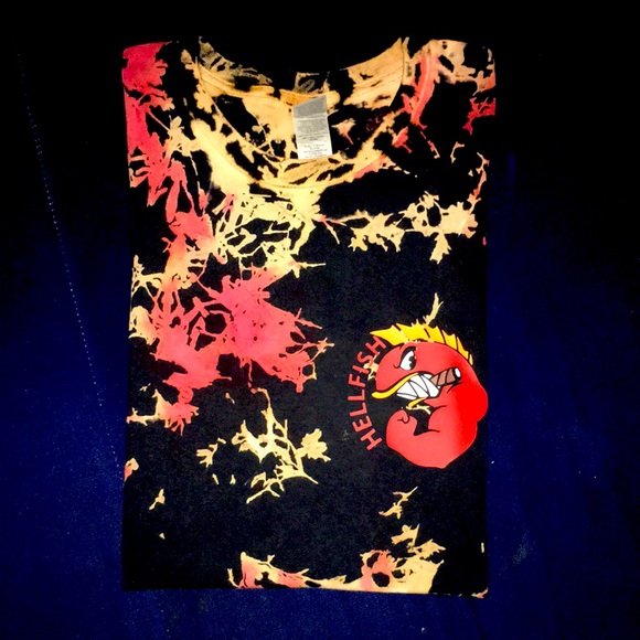 Hellfish tie dye shirt size L - Picture 8 of 8